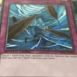 Yugioh Dust Tornado SBC1-END19 1st Edition Secret Rare Mint Speed Duel - Image 3
