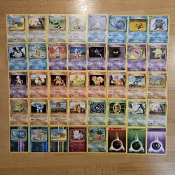 Pokemon 40 Card Lot XY Evolutions Reverse Holo, Secret Rare, Common - Image 1