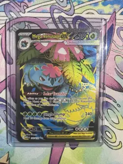 Pokemon TCG Mega Venusaur EX 155/132 Mega Evolution ENGLISH Pokemon Card MINT - Image 1