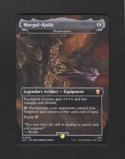 Morgul-Knife | Shadowspear MTG LotR Commander Card LTC 353 MYTHIC RARE - Image 1