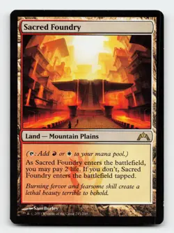 Sacred Foundry #245 Gatecrash Magic The Gathering Card - Image 1