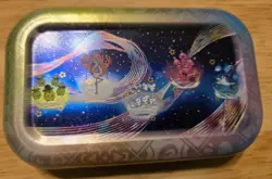 Pokemon Scarlet & Violet Paldean Fates Mini Tin, Tinkatink. Opened with cards - Image 2