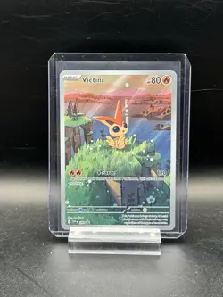 JUMBO Oversized Victini Card SVP208 Scarlet & Violet Promo Pokemon NM - Image 1