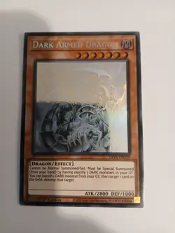 Yu-Gi-Oh Dark Armed Dragon Ghost Rare Card GFP2-EN179 1st Edition - Image 1