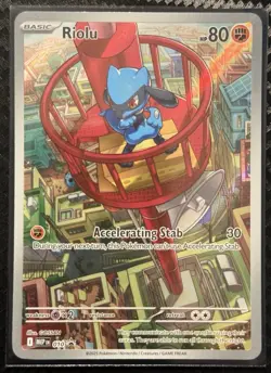 Riolu Mega Evolution ETB Pokemon Card Promo 010 - Image 1