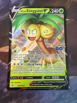 Alolan Exeggutor V SWSH225 SWSH: Sword & Shield Promo Cards Holo - Image 1