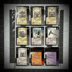 72 Cards - Bionicle Quest For The Masks 1st Edition Upper Deck Trading Card Lot - Image 2