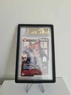 One Piece TCG Shanks OP01-120 Serial Prize Card 0792/1000 BGS 9.5 Ultra Rare - Image 1