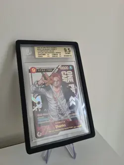One Piece TCG Shanks OP01-120 Serial Prize Card 0792/1000 BGS 9.5 Ultra Rare - Image 2
