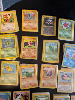Lot of 338 1st Edition Pokemon Neo Discovery Cards Never played, in Sleeves - Image 1