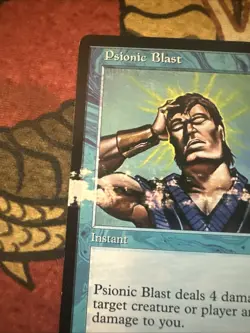 Mtg Magic Time Spiral Time Shifted Panic Blast Missing Ink Misprint Error Card - Image 2