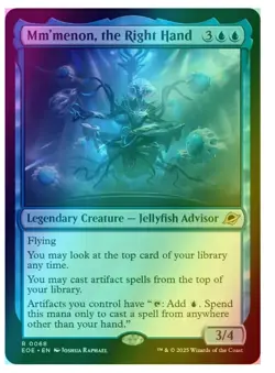 Mm'menon, the Right Hand - Foil Edge of Eternities - Image 1
