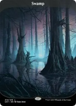 [1x] Swamp (214) Near Mint, English Unstable MTG Magic - Image 1