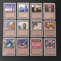 Urza's Land -Chronicles - CHR NM NP MTG Urza Power Plant Mine Tower All Set Art - Image 1