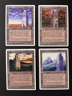 Urza's Land -Chronicles - CHR NM NP MTG Urza Power Plant Mine Tower All Set Art - Image 3