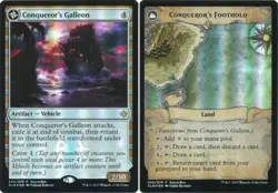 MTG Conqueror's Galleon // Conqueror's Foothold - Treasure Chest Promo, Light Pl - Image 1