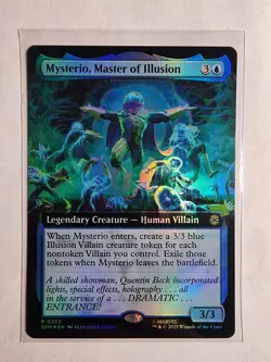Magic Mysterio, Master of Illusion R 0253 (Extended Art) Marvel's SpiderMan Foil - Image 1