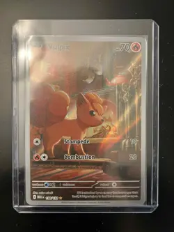 Pokemon Vulpix 138/132 Me01 Mega Evolution Holo Illustration Rare Basic - Image 1