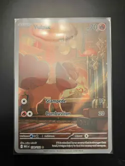 Pokemon Vulpix 138/132 Me01 Mega Evolution Holo Illustration Rare Basic - Image 2