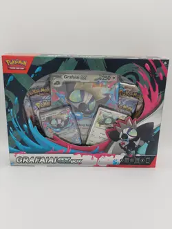 Pokemon TCG Grafaiai EX Box Factory Sealed NEW 4 Booster Packs - Image 1