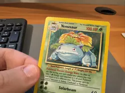 1999 Pokemon TCG Venusaur Holo Rare Card 015/102 Base Set Unlimited - Image 4