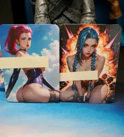 1/1 Only 1 Made Jessie & Jinx Pokemon Spicy Lonestar Customs Waifu Card - Image 1