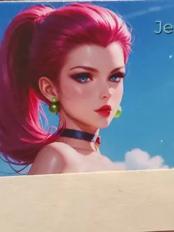 1/1 Only 1 Made Jessie & Jinx Pokemon Spicy Lonestar Customs Waifu Card - Image 3