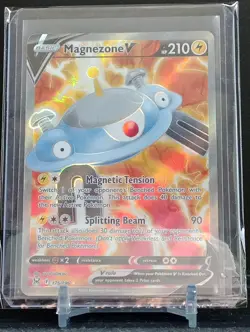 Pokemon TCG Magnezone V Sword & Shield - Lost Origin 175/196 Holo Ultra Rare - Image 1