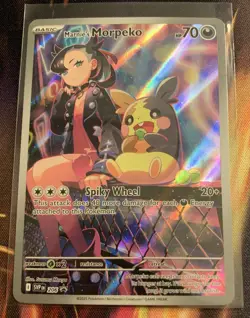 Pokemon TCG Marnie's Morpeko Illustration Rare 206 Promo NM - Image 1