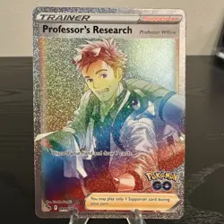 Pokemon Professor’s Research Secret Rare Full Art 084/078 Pokemon Go - Image 1