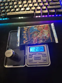 21.34g! HEAVYU! Pokemon Base set Unlimited Charizard pack - Image 1