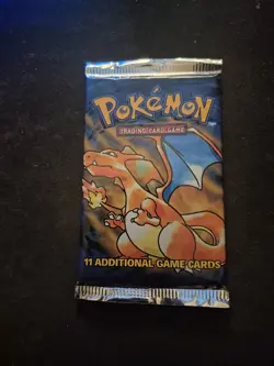 21.34g! HEAVYU! Pokemon Base set Unlimited Charizard pack - Image 5