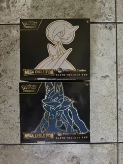 Pokemon Center Mega Evolution Gardevoir & Lucario ETB Bundle (1 of each) IN HAND - Image 1