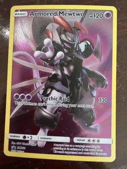 Pokemon TCG Armored Mewtwo - SM228 Black Star Promo - Image 1
