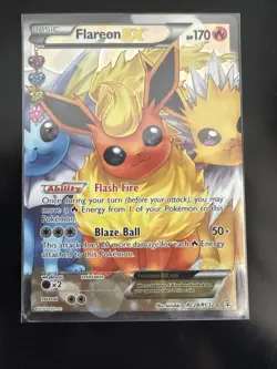 Flareon EX RC28/RC32 - XY Generations Full Art Ultra Rare Pokemon TCG - Image 1