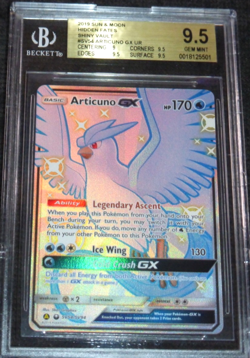 2019 POKEMON HIDDEN FATES ARTICUNO SV54 SHINY BGS 9.5 (BETTER THAN PSA 10) - Image 1