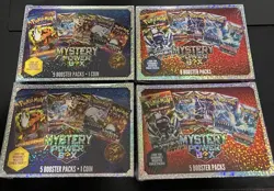 Pokemon TCG Mega Mystery Box Lot 4 Boxes - Image 1