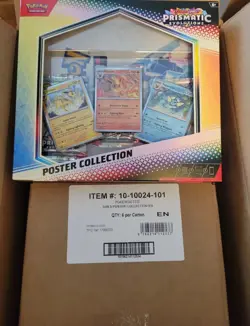 Pokemon Prismatic Evolutions Poster Collection (Case of 6) - Image 1