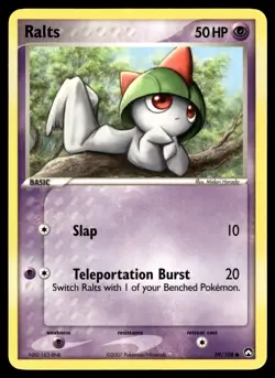 RALTS - 59/108 - EX POWER KEEPERS DP POKEMON ENGLISH - NM - Image 1
