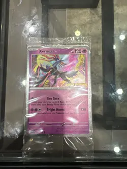 Xerneas 064/132 Pokemon TCG Mega Evolution Best Buy Stamped Promo SEALED - Image 1