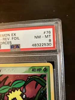 Pokemon PSA 8 Sunkern NM-MT Unseen Forces Reverse Holo 76/115 - Image 2