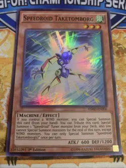 Yugioh Speedroid Taketomborg HSRD-EN006 1st Edition NM - Image 1