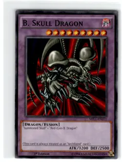 Yu-Gi-Oh! B. Skull Dragon Common MLI-EN011 Lightly Played 1st Edition - Image 1