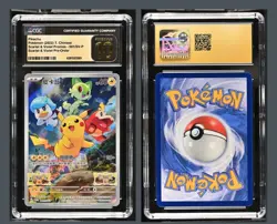 CGC 10 Pristine Pikachu Scarlet & Violet Chinese Promo 001/SV-P Pokemon Card - Image 2