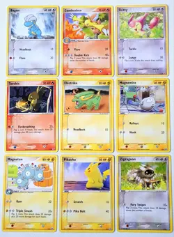 *lot Of 9* EX trainer Kit 1: Latias & Latios 2004 Vintage Stamped Pokemon Cards - Image 1