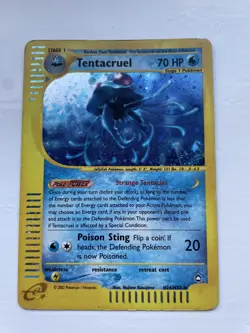 Tentacruel H26/H32 Aquapolis Rare Holo Pokemon Card - Image 1