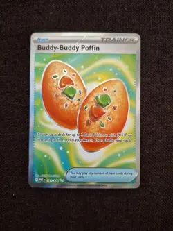 Buddy Buddy Poffin 167/132 Mega Evolution Ultra Rare Pokemon Card M/NM - Image 1