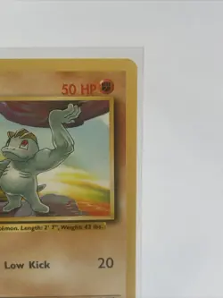 Machop 52/102 Pokemon TCG Card Base Set Unlimited NM - Image 4