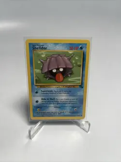 Pokemon WOTC Shellder 54/62 Fossil Set UNLIMITED Common NM Card - Image 1