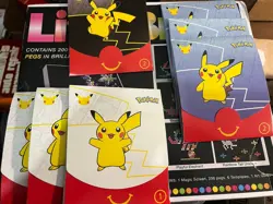 Lot of 7 Pokemon 25th Anniversary McDonalds Promo Cards All Card Packs Sealed - Image 1